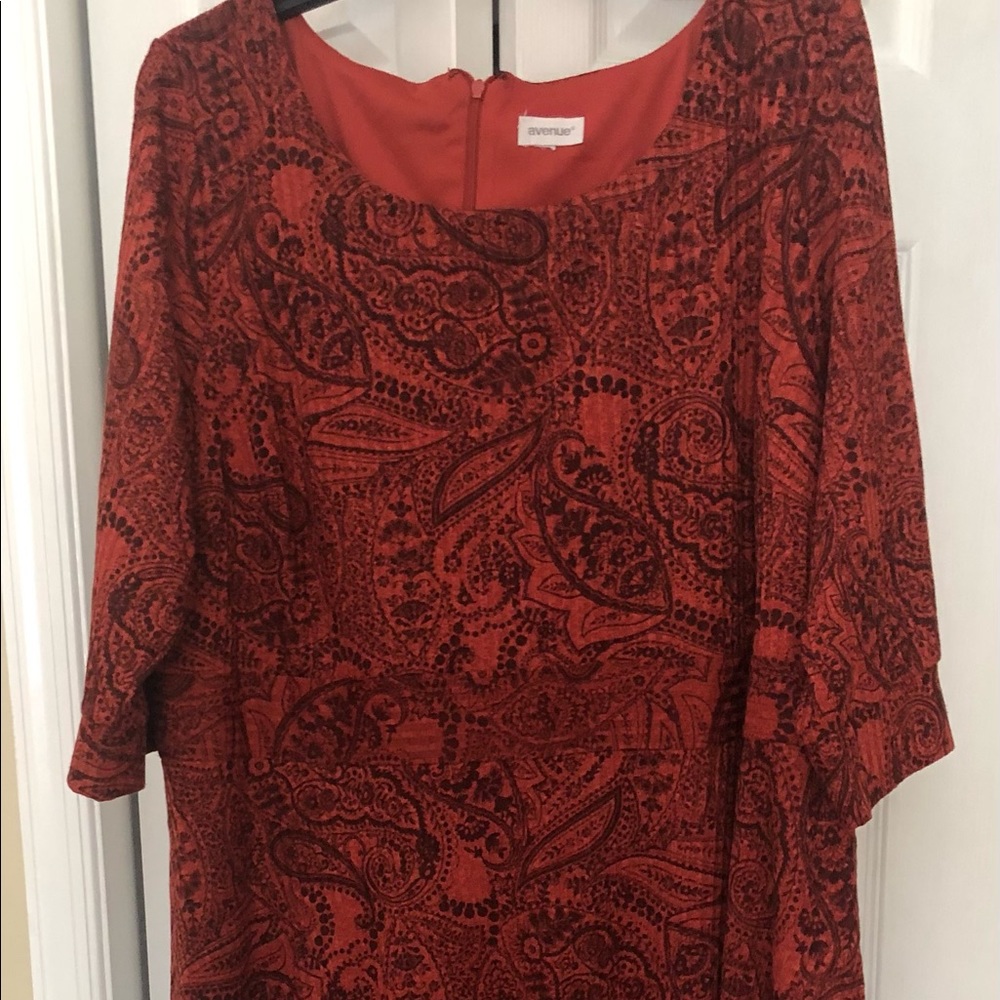 2X Paisley Dress